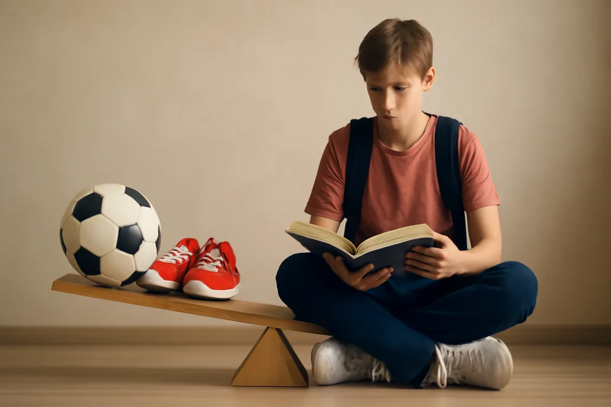 Qual è il giusto equilibrio tra attività sportiva ed impegni scolastici? Una regola semplice da seguire
